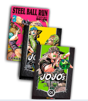 Capa JOJO'S BIZARRE ADVENTURE STEEL BALL RUN